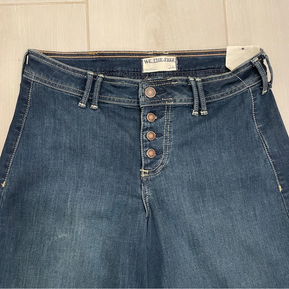 NWT We The Free Crvy Counter Culture Wide Leg Jeans - Picture 12 of 12